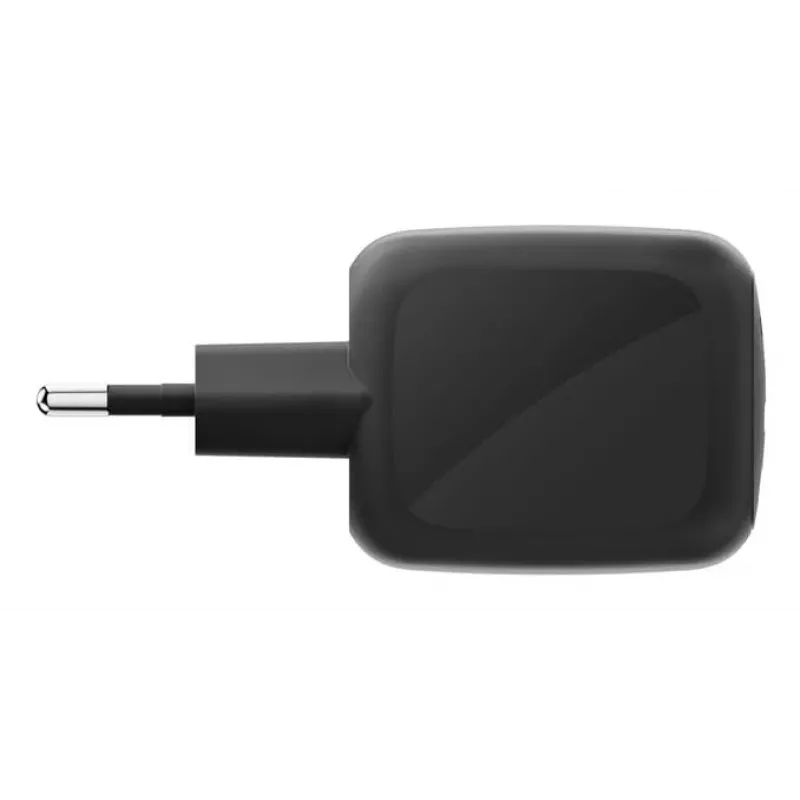 AC indoor fast charger Belkin WCH020kqBK, 2× USB-C, universal compatibility, power protection, black