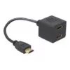 HDMI Adapter DeLOCK 65056 0.2m Male to 2x Female