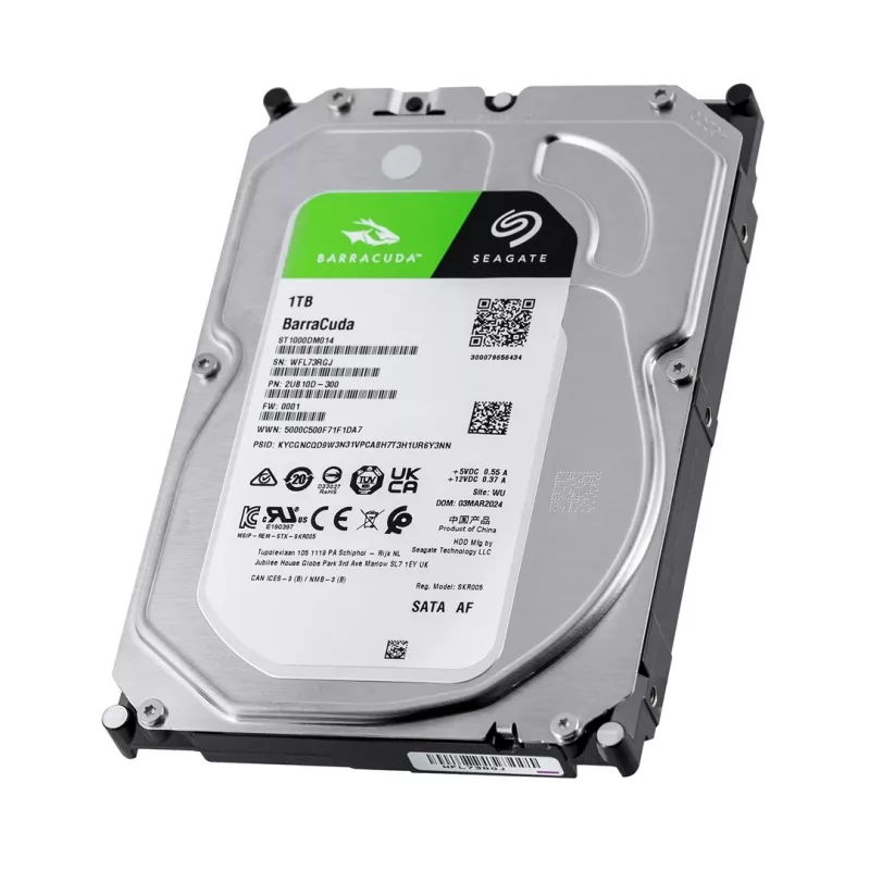 Seagate Barracuda ST1000DM014 internal hard drive 1 TB 7200 RPM 256 MB 3.5 inch Serial ATA III