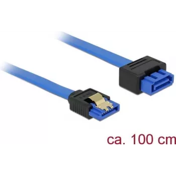 SATA cable DeLOCK 84975 1 m SATA 7-pin Black Blue