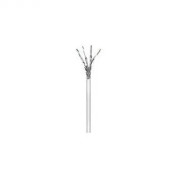 Wentronic Goobay CAT 6 Network Cable, S/FTP (PiMF), Grey, 100 m - CU, AWG 23/1 (solid), LSZH (50977)