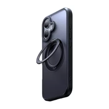 Protective case Mcdodo PC-4930 MagSafe for iPhone 16 with integrated stand, black