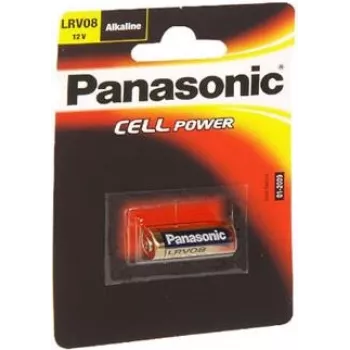 Panasonic Alkali Battery LRV08, 38 mAh, 12 V compatible to: MN21, GP23A, E23A, V23GA, 8LR932, K23A, RPX625A, L1028 (LRV08L/1BE)