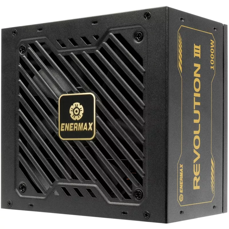 Power supply unit ENERMAX ERV1000G-AHG-MAC, 1000 W, 20+4 pin ATX, Fully-modular, 80 PLUS Gold, Black