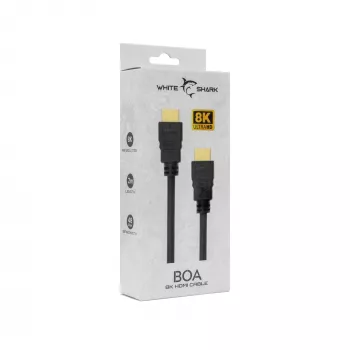 HDMI cable White Shark BOA 2.1 M/M 2m 8K@60Hz