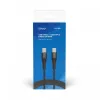 USB C to USB C cable SAVIO CL-159 1 m, USB 2.0 (480 Mbit/s), black, 2.1 A