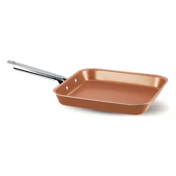 Stovetop Grill Pan Pensofal Cuprum 28 cm with Stainless Steel Handle