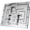 Graphics card backplate Alphacool Core for RX 9070 XT Aorus Elite — transparent chrome finish