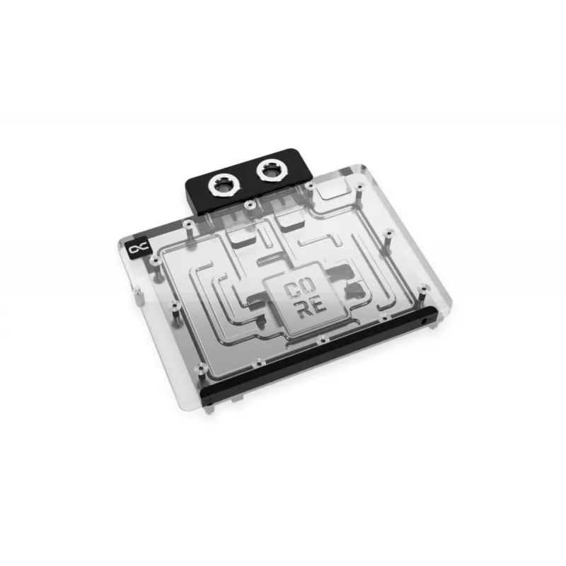 Backplate Alphacool 10265 Acrylic Aluminium Chrome Copper Nylon Black 161mm
