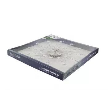 Mechanical wall clock ESPERANZA EHC004, metal frame, Ø50 cm, 2.5 cm thickness, battery AA 1.5V (1)