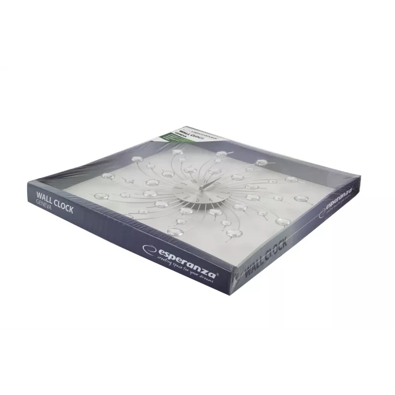 Mechanical wall clock ESPERANZA EHC004, metal frame, Ø50 cm, 2.5 cm thickness, battery AA 1.5V (1)
