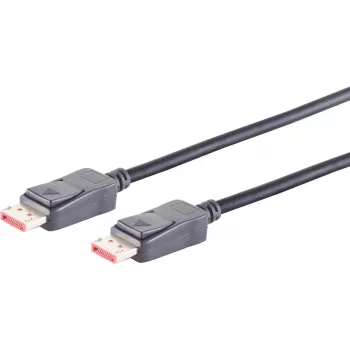 DisplayPort cable S/CONN 10-76045 3 m Black