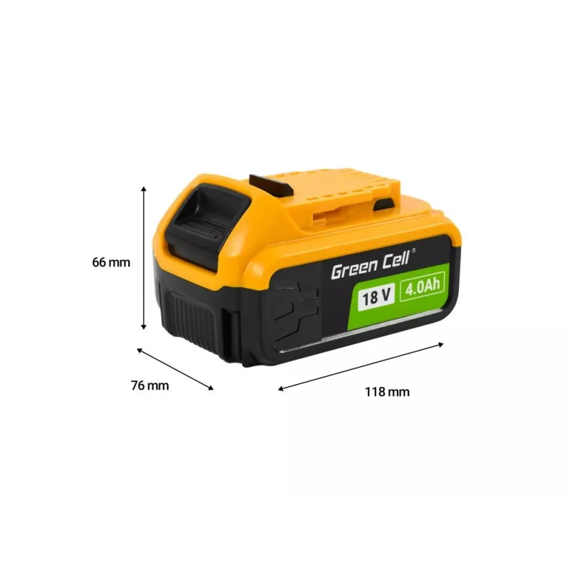 Battery Cordless Tool Green Cell PTDW18V4
