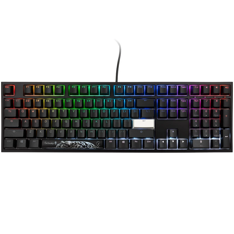 Ducky One 2 RGB keyboard Gaming USB QWERTY Black Mechanical Wired