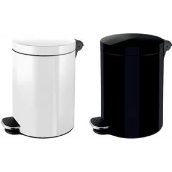 Helit silver-ion pedal cosmetic bin 3 L capacity