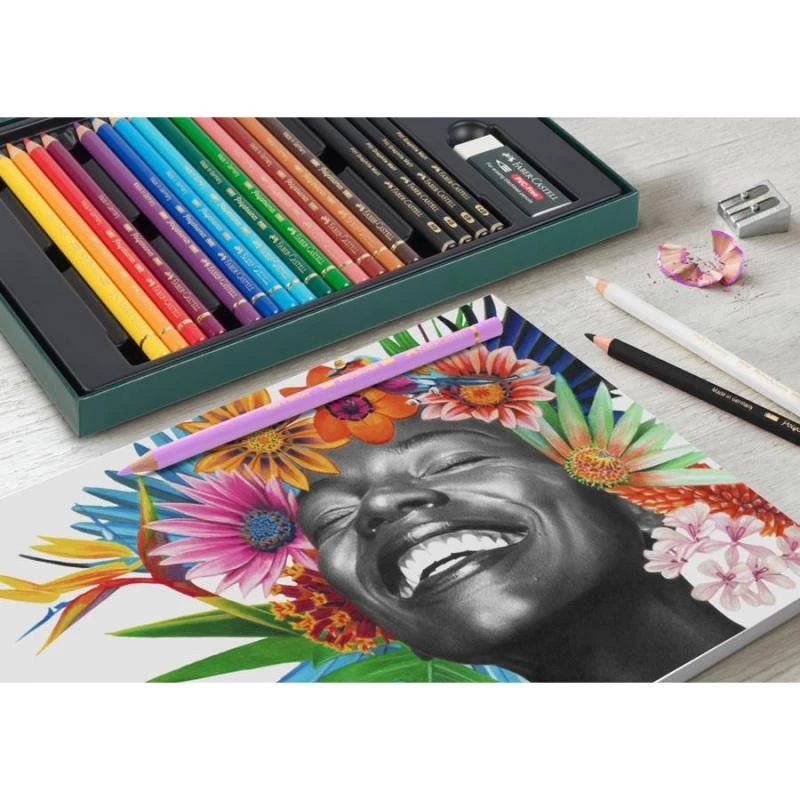 Oil-based pencil Faber-Castell Polychromos & Pitt Graphite Matt Set 48 pc Multicolour