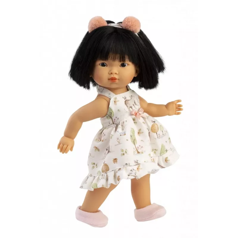 Doll 28 cm Llorens with realistic features and soft body, model 28040