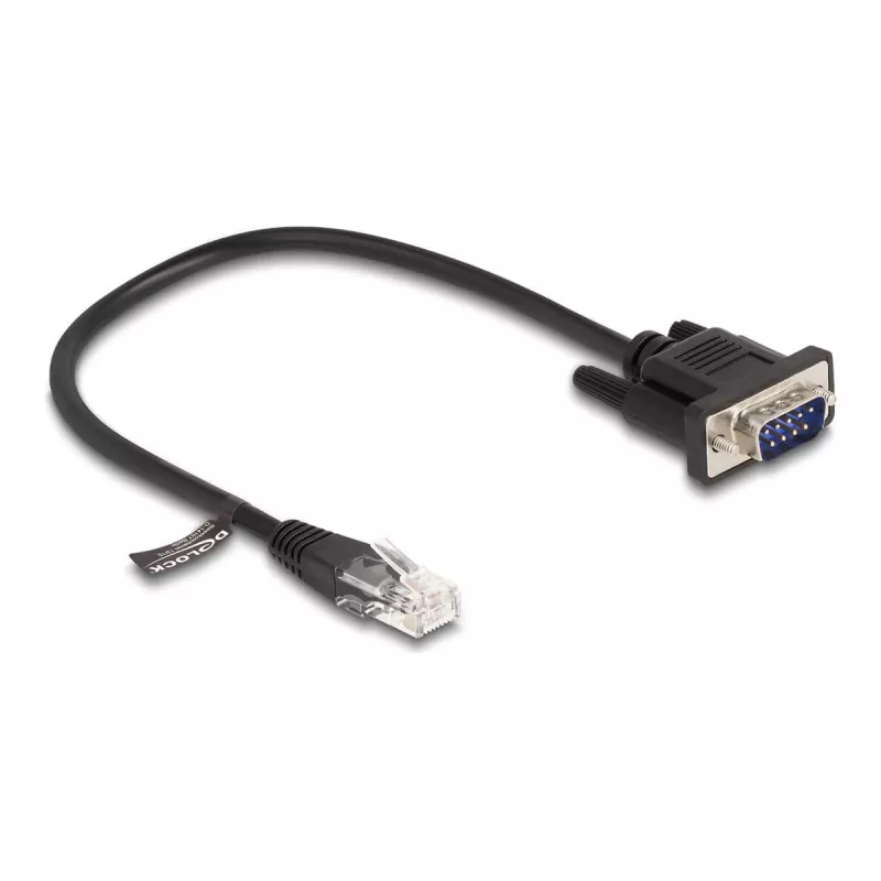 Networking cable DeLOCK 88008 Black 0.3 m RJ-45