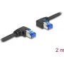 Network Cable DeLOCK RJ45 Cat.6A S/FTP 2m Black
