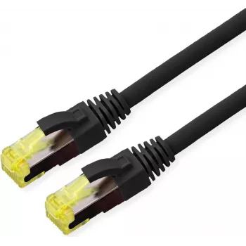 Roline 21.15.0753 RJ45 network cable, patch cable CAT 6a S/FTP 3 m black 1 pc.