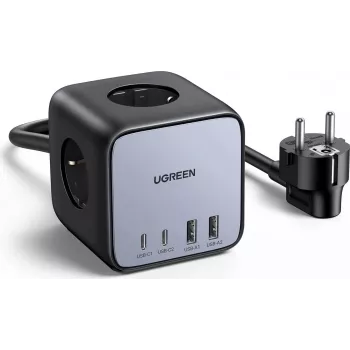 Ugreen DigiNest Pro 1 AC outlet(s) Type C 1.8 m 4 3680 W Black