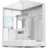 APNX Tower case V2 — white, tempered glass panels x3
