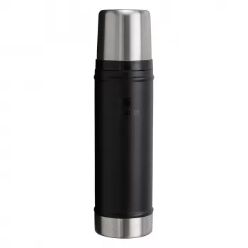 Thermos bottle STANLEY The Legendary Classic 0.6 L, black, vacuum-insulated flask