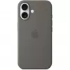 Cover Apple iPhone 16 Silicone Case with MagSafe Stone Gray