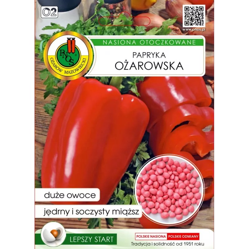 Seed Pellets Seklos LT Ożarowska Pepper 50 seeds (coated)
