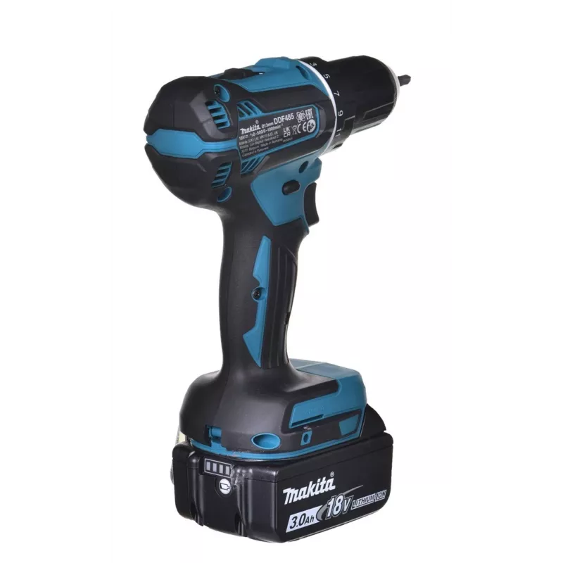MAKITA DDF485RF3J Drill Bit 3x 18V 3Ah