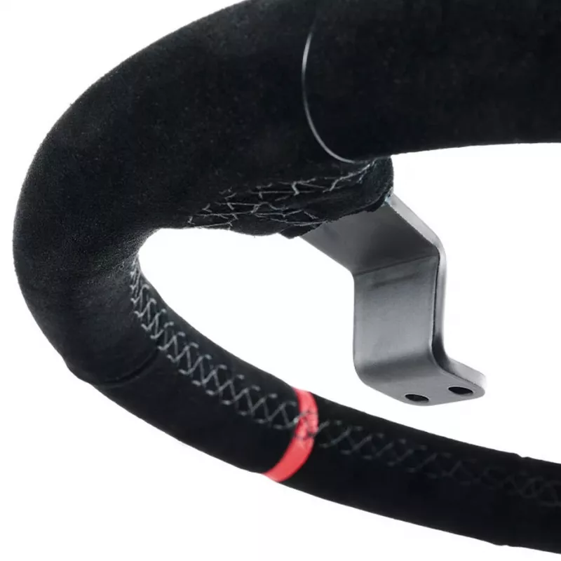 Asetek SimSports Lenkradkranz, dished, 340 mm - black, suede
