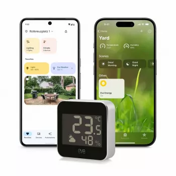 Weather station Eve Systems EVE O — indoor/outdoor temperature and humidity monitor