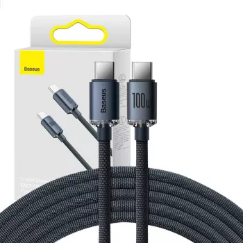 USB cable Baseus CAJY000701 2 m USB C Black 0.48 Gbit/s