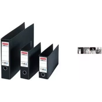 Ring binder A5 Herlitz maX.file Black
