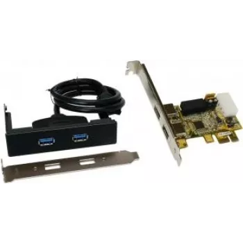 Internal PCIe USB 3.2 Gen 1 adapter Exsys EX-11072, output USB 3.2 Gen 1, 75×52 mm, 0.2 kg