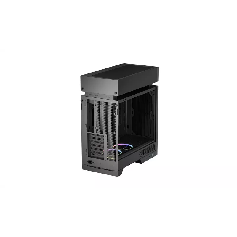 PC Case DeepCool CL660 Black — ATX/Micro-ATX/Mini-ITX, Tempered Glass, 2x3.5 inch + 1x2.5 inch, Front 140 mm, Top/Rear 120-140 mm