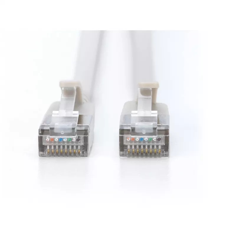 Digitus CAT 6A F-FTP Slim patch cable 10 m gray