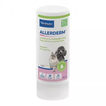 VIRBAC AllerDerm shampoo for dry and flaky skin for dogs and cats, 250 ml