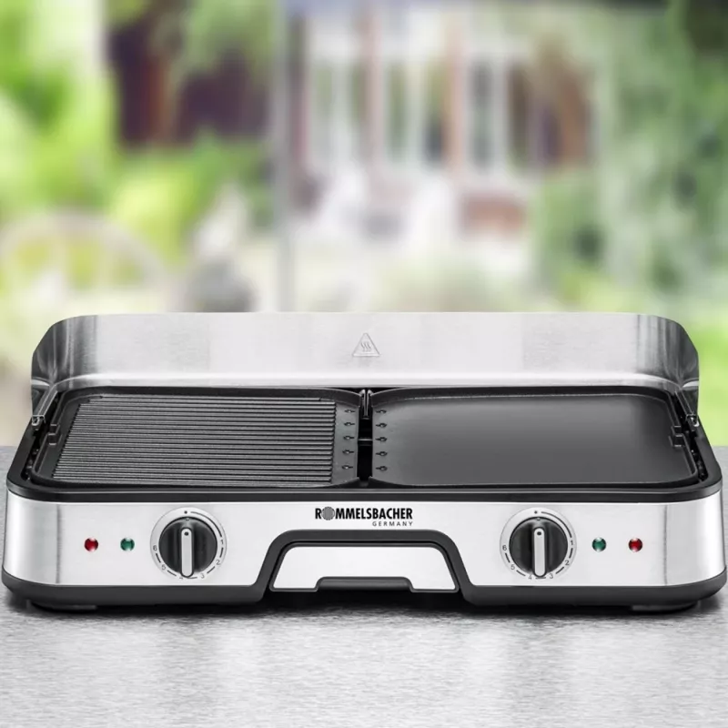 ROMMELSBACHER BBQ 2025, 2000 W, 230 V, 520 mm, 360 mm, 145 mm, 5,2 kg