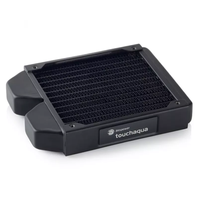 Radiator 120mm BitsPower Tarasque BPTA-NLSS120-F2PB — single 120mm fan slim radiator