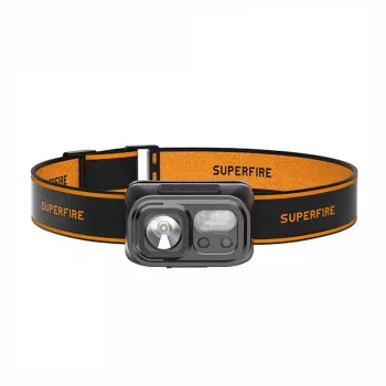 Headlamp Superfire HL23 with 220 lm output and USB-C charging