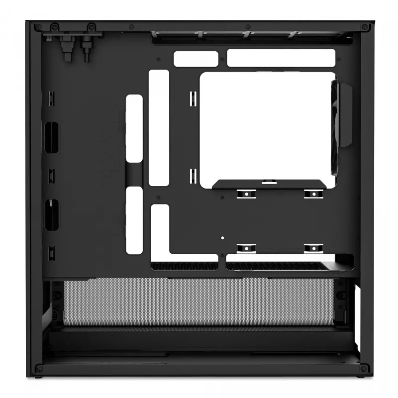 NZXT H3 Flow Micro ATX Airflow Case - Black