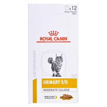 ROYAL CANIN Urinary S/O Moderate Calorie - wet cat food - 12 x 85g