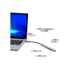USB Hub Port Designs 900163 Type-C 5000 Mbit/s Silver