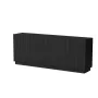 Chest of drawers Cama LIVERTI 2000x420x780 mm, black, particle board frame, 16 mm