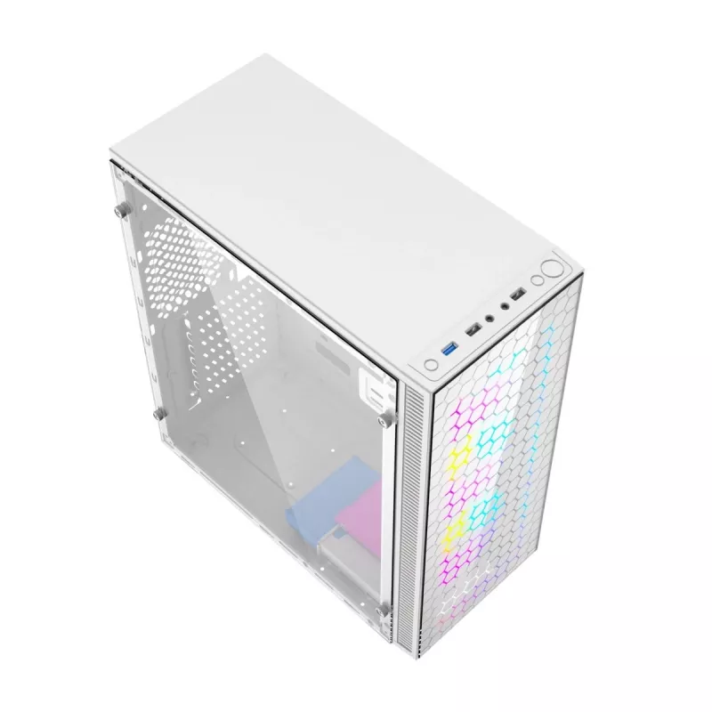 Computer case gaming Fornax 500, white