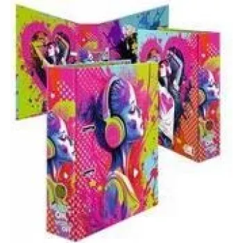 HERMA 20102 ring binder A4 Multicolour Round ring 70 mm