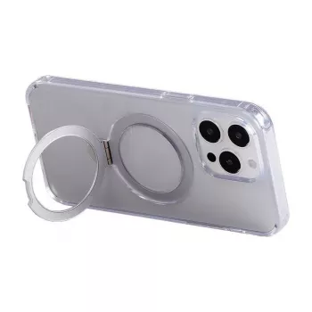 Protective magnetic phone case Joyroom JR-BP004 for iPhone 15, transparent, slim, built-in magnets
