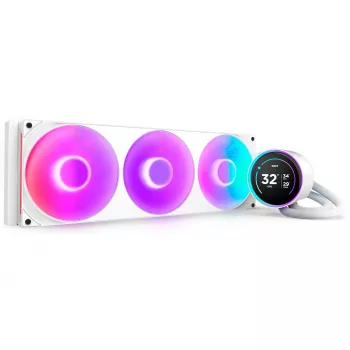 Kraken Elite 420 RGB 420 mm, Liquid Cooling White