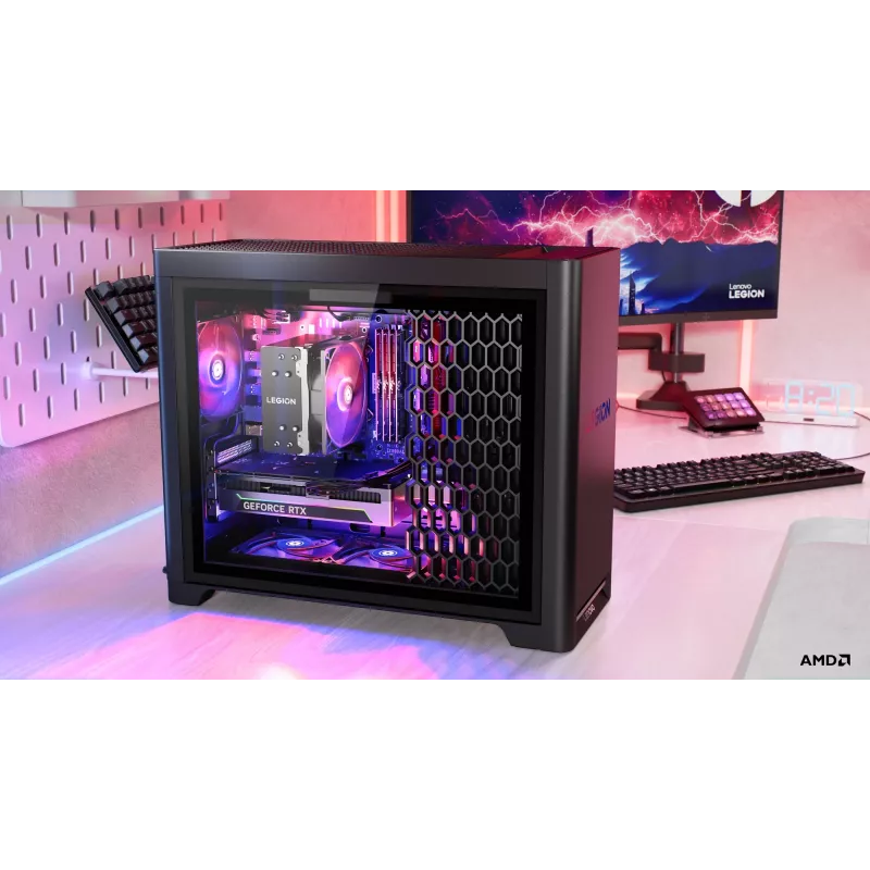 Lenovo Legion | T5 30AGB10 | Desktop | Tower | AMD Ryzen 7 | 7700X | 32 (2x16GB) GB | UDIMM DDR5 | 512 GB | NVIDIA GeForce RTX 5070 | No keyboard | Windows 11 Pro | Warranty 24 mon